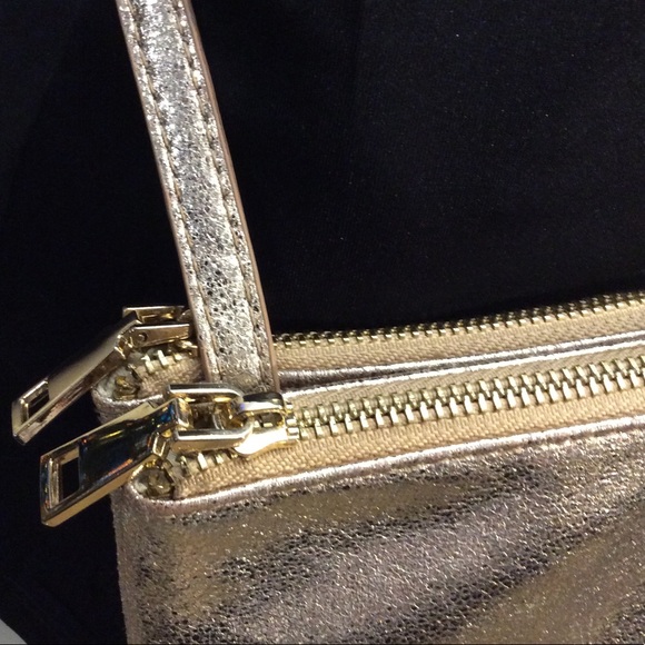 Cute MMS glittery double zip mini crossbody purse - Picture 6 of 10